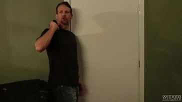 She hooks up with a very horny young man, as he sucks Rachel Starr's pussy